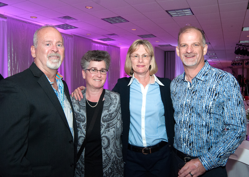 Celebrating CAMP Rehoboth are (l-r) Jon Worthington, Carol Boesler, Carolyn Billinghurst and Ryan Houlette. BY DENY HOWETH